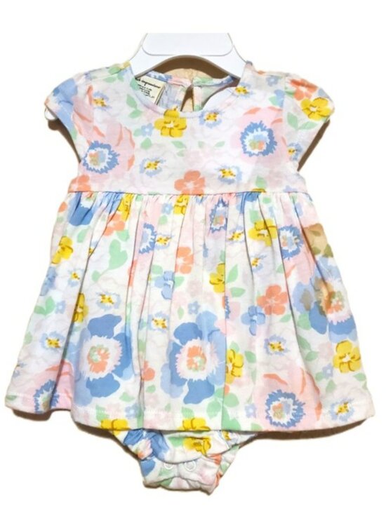 First Impressions Other - NWT. FIRST IMPRESSIONS Baby Girls Floral Sunsuit (Bubble Romper)